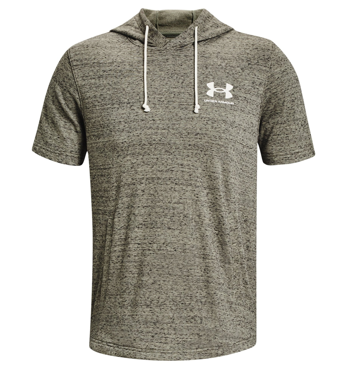 Under Armour Mens UA Rival Terry Short Sleeve Hoodie - Lightweight French Terry Material