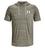 Under Armour Mens UA Rival Terry Short Sleeve Hoodie - Lightweight French Terry Material