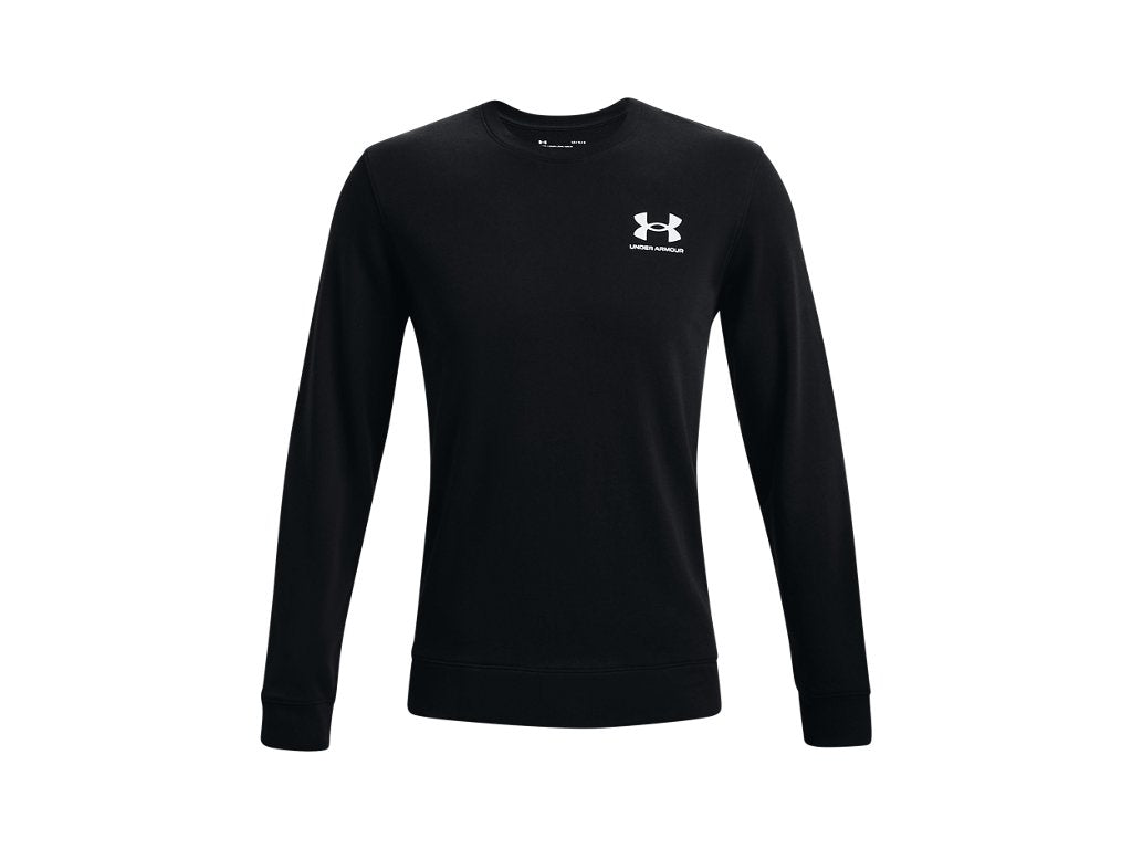 Under Armour Mens UA Rival Terry Long Sleeve Crew - Lightweight French Terry Material