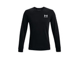 Under Armour Mens UA Rival Terry Long Sleeve Crew - Lightweight French Terry Material
