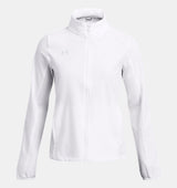 Under Armour Womens Squad 3.0 Warm-Up Full-Zip Jacket - Water Resistant