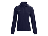 Under Armour Womens Squad 3.0 Warm-Up Full-Zip Jacket - Water Resistant