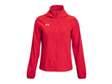 Under Armour Womens Squad 3.0 Warm-Up Full-Zip Jacket - Water Resistant