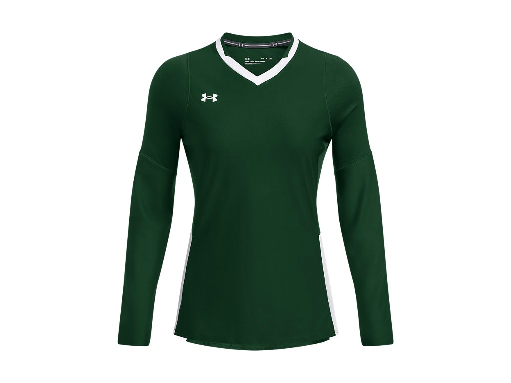 Under Armour Womens UA Volleyball Powerhouse 2.0 Long Sleeve Jersey - HeatGear Fabric with Mesh Panels
