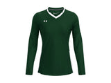 Under Armour Womens UA Volleyball Powerhouse 2.0 Long Sleeve Jersey - HeatGear Fabric with Mesh Panels