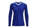Under Armour Womens UA Volleyball Powerhouse 2.0 Long Sleeve Jersey - HeatGear Fabric with Mesh Panels