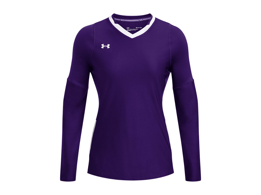 Under Armour Womens UA Volleyball Powerhouse 2.0 Long Sleeve Jersey - HeatGear Fabric with Mesh Panels