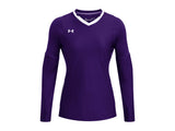 Under Armour Womens UA Volleyball Powerhouse 2.0 Long Sleeve Jersey - HeatGear Fabric with Mesh Panels