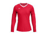 Under Armour Womens UA Volleyball Powerhouse 2.0 Long Sleeve Jersey - HeatGear Fabric with Mesh Panels