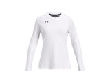Under Armour Girls Volleyball Powerhouse Long Sleeve Jersey - HeatGear Fabric with Mesh Panels