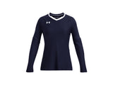 Under Armour Girls Volleyball Powerhouse Long Sleeve Jersey - HeatGear Fabric with Mesh Panels