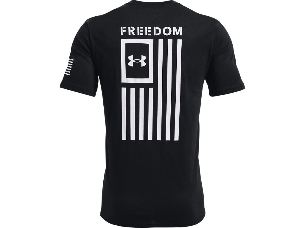 Under Armour Mens Freedom Flag T-Shirt - Quick-Drying Cotton Blend
