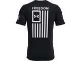 Under Armour Mens Freedom Flag T-Shirt - Quick-Drying Cotton Blend
