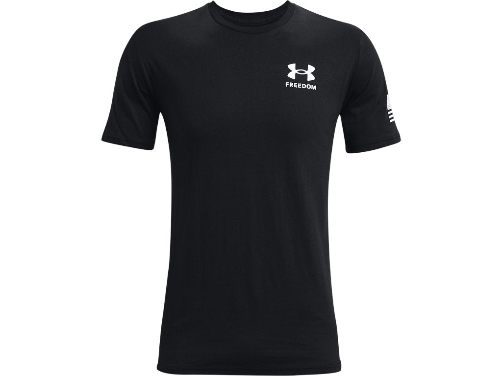 Under Armour Mens Freedom Flag T-Shirt - Quick-Drying Cotton Blend