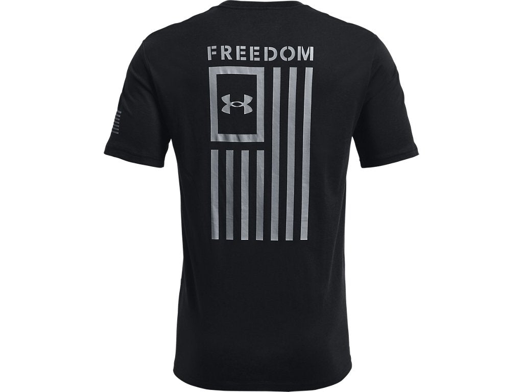 Under Armour Mens Freedom Flag T-Shirt - Quick-Drying Cotton Blend