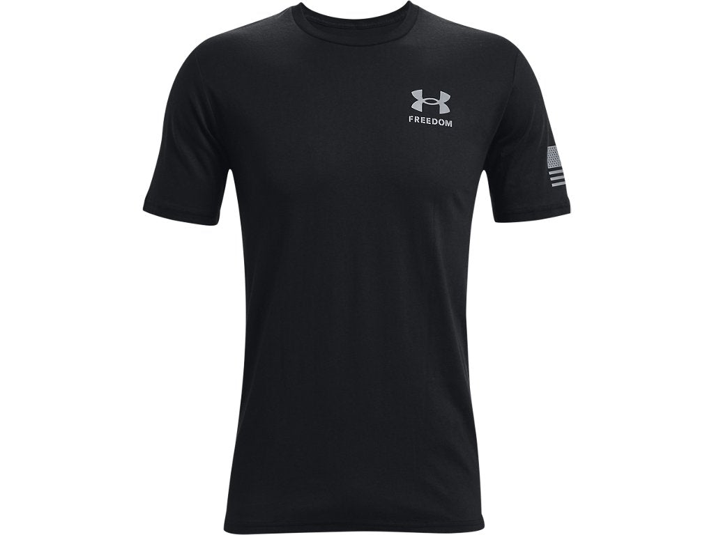 Under Armour Mens Freedom Flag T-Shirt - Quick-Drying Cotton Blend