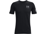 Under Armour Mens Freedom Flag T-Shirt - Quick-Drying Cotton Blend