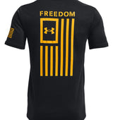 Under Armour Mens Freedom Flag T-Shirt - Quick-Drying Cotton Blend