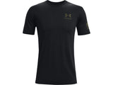 Under Armour Mens Freedom Flag T-Shirt - Quick-Drying Cotton Blend