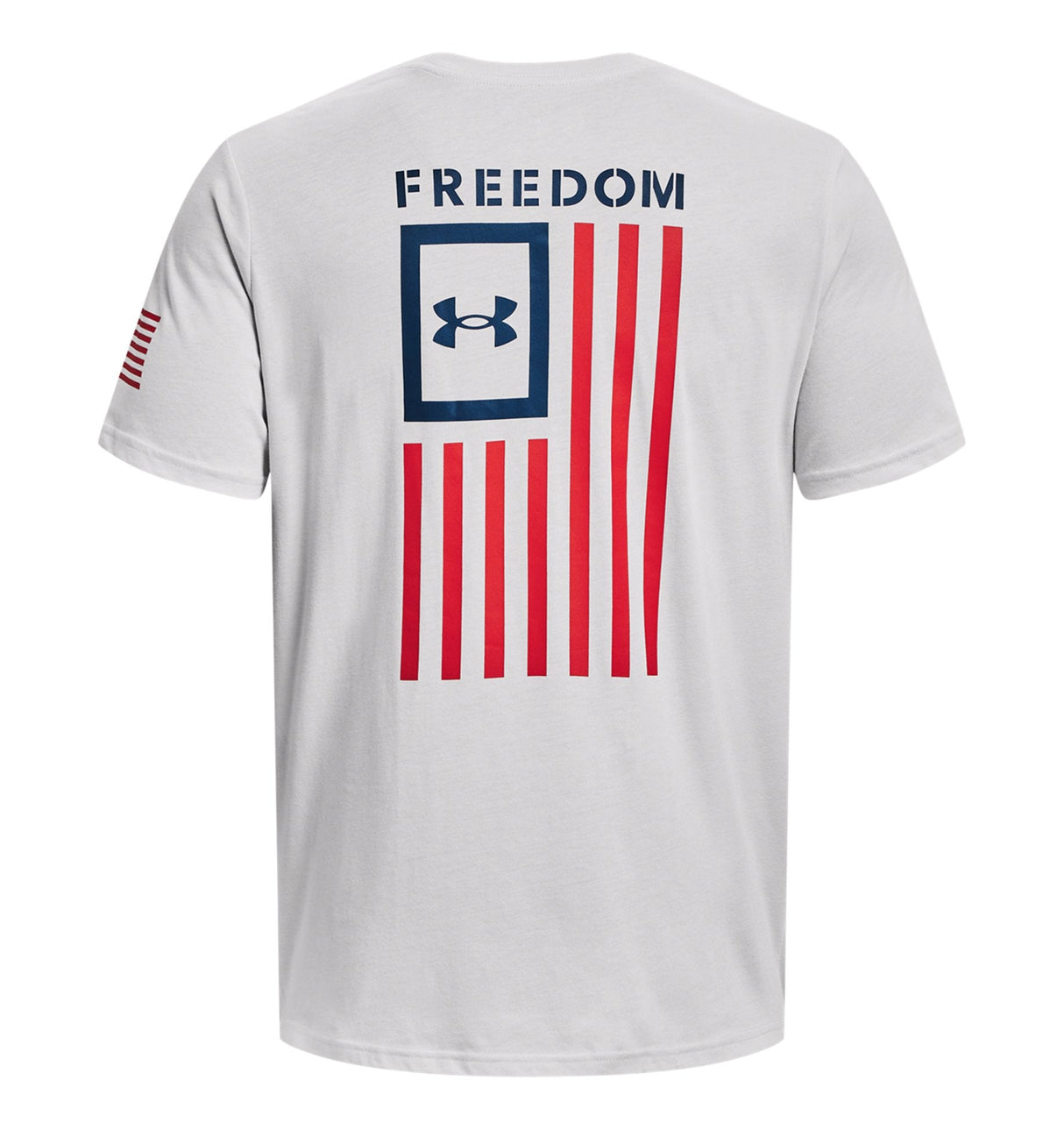 Under Armour Mens Freedom Flag T-Shirt - Quick-Drying Cotton Blend