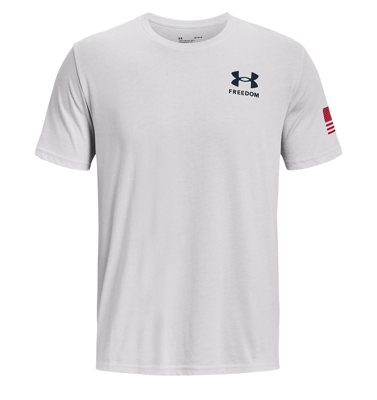 Under Armour Mens Freedom Flag T-Shirt - Quick-Drying Cotton Blend