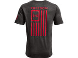 Under Armour Mens Freedom Flag T-Shirt - Quick-Drying Cotton Blend