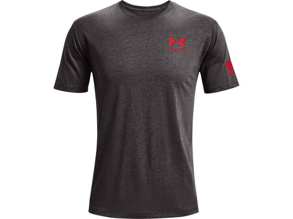 Under Armour Mens Freedom Flag T-Shirt - Quick-Drying Cotton Blend