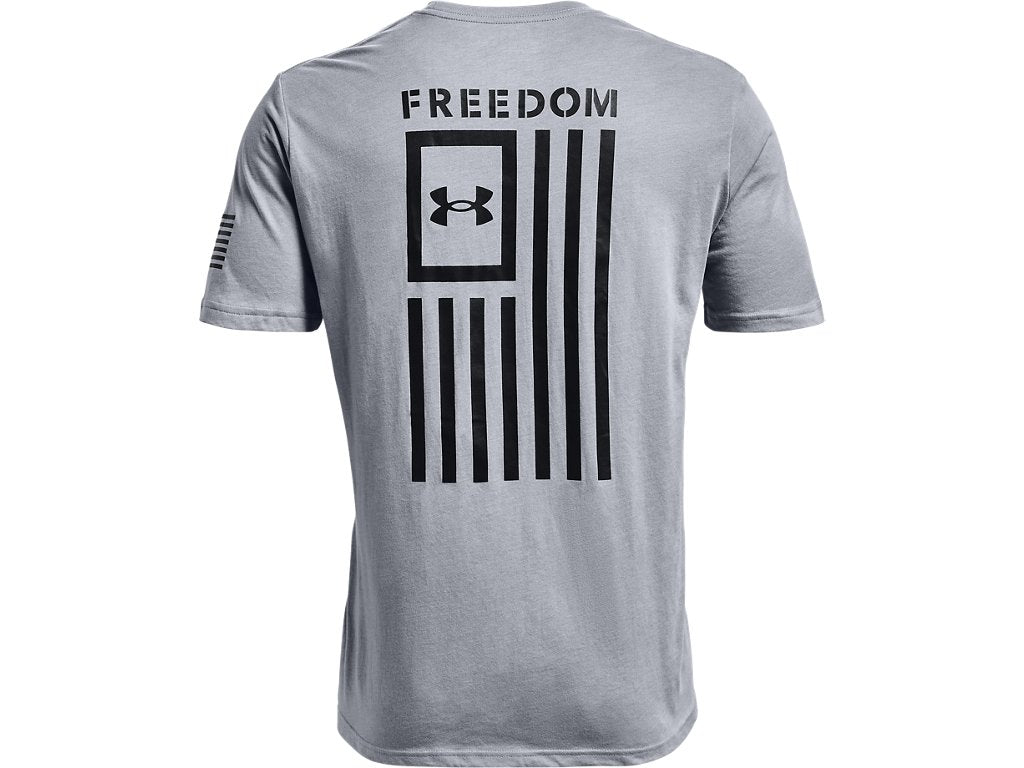 Under Armour Mens Freedom Flag T-Shirt - Quick-Drying Cotton Blend