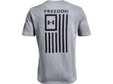 Under Armour Mens Freedom Flag T-Shirt - Quick-Drying Cotton Blend