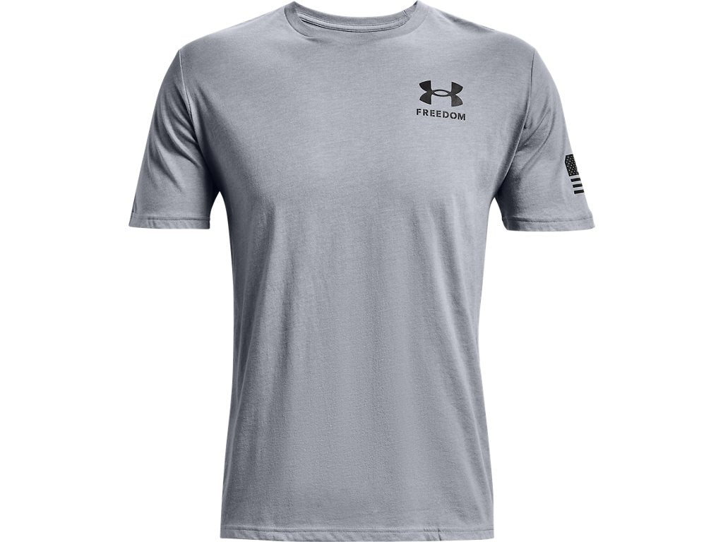 Under Armour Mens Freedom Flag T-Shirt - Quick-Drying Cotton Blend