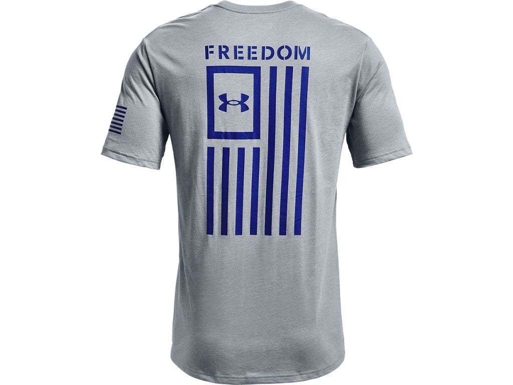 Under Armour Mens Freedom Flag T-Shirt - Quick-Drying Cotton Blend