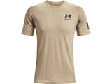 Under Armour Mens Freedom Flag T-Shirt - Quick-Drying Cotton Blend