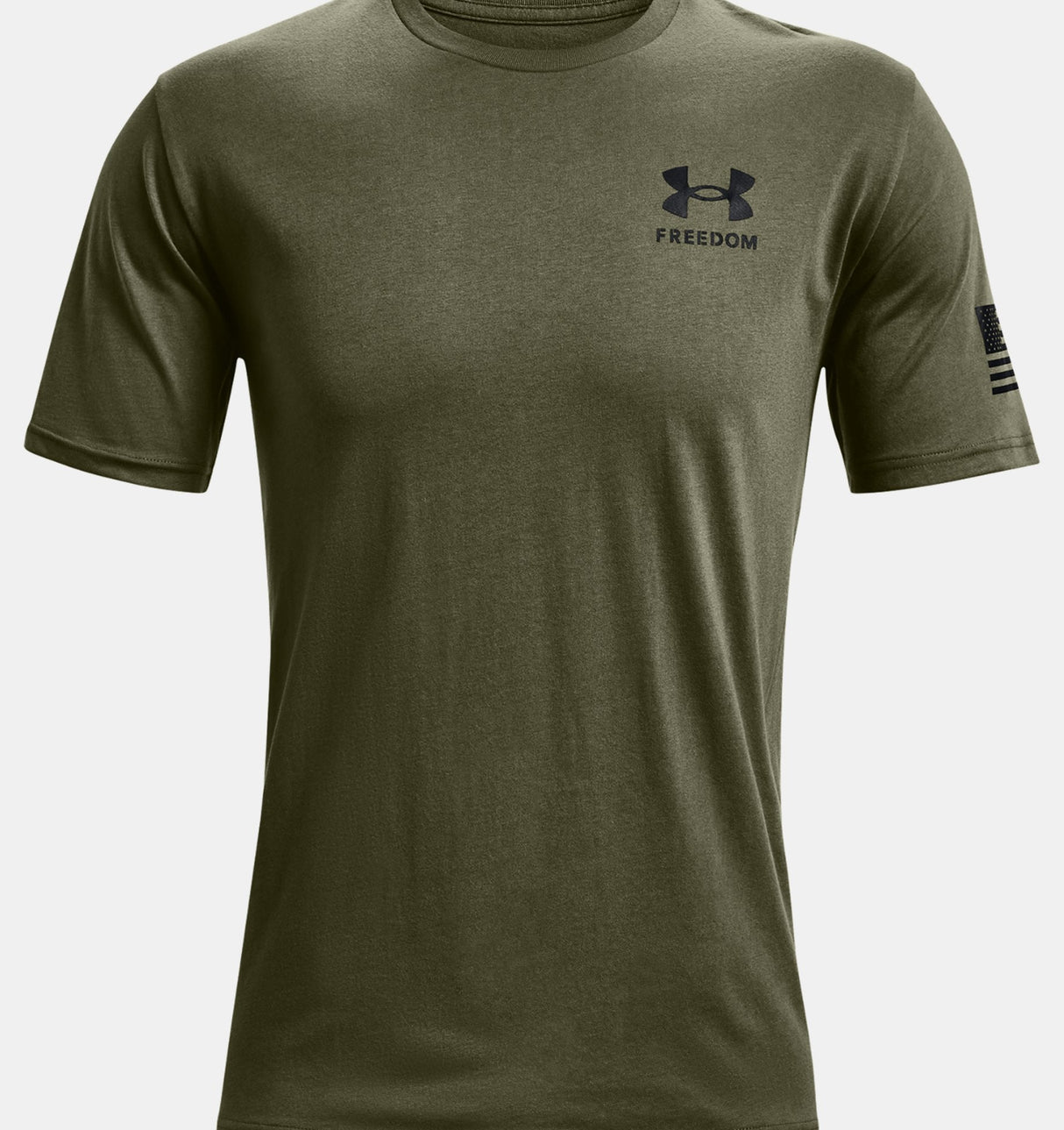 Under Armour Mens Freedom Flag T-Shirt - Quick-Drying Cotton Blend