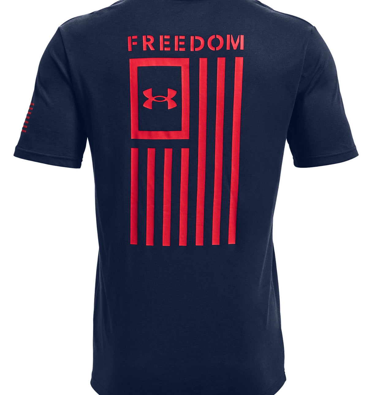 Under Armour Mens Freedom Flag T-Shirt - Quick-Drying Cotton Blend