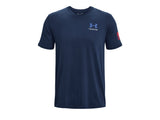 Under Armour Mens Freedom Flag T-Shirt - Quick-Drying Cotton Blend