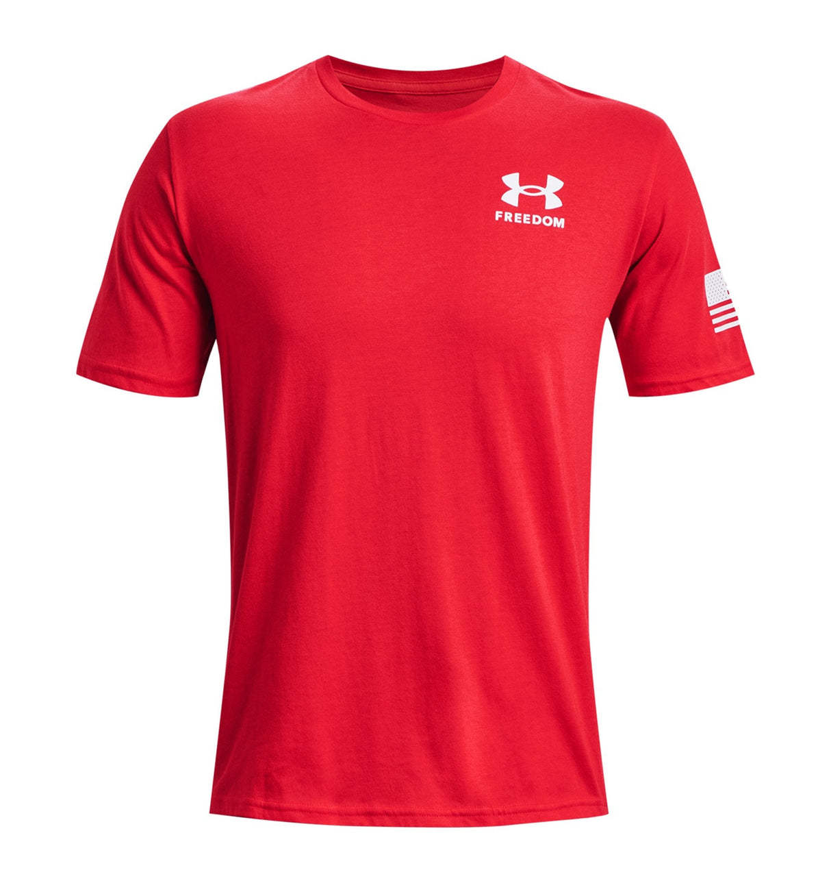Under Armour Mens Freedom Flag T-Shirt - Quick-Drying Cotton Blend