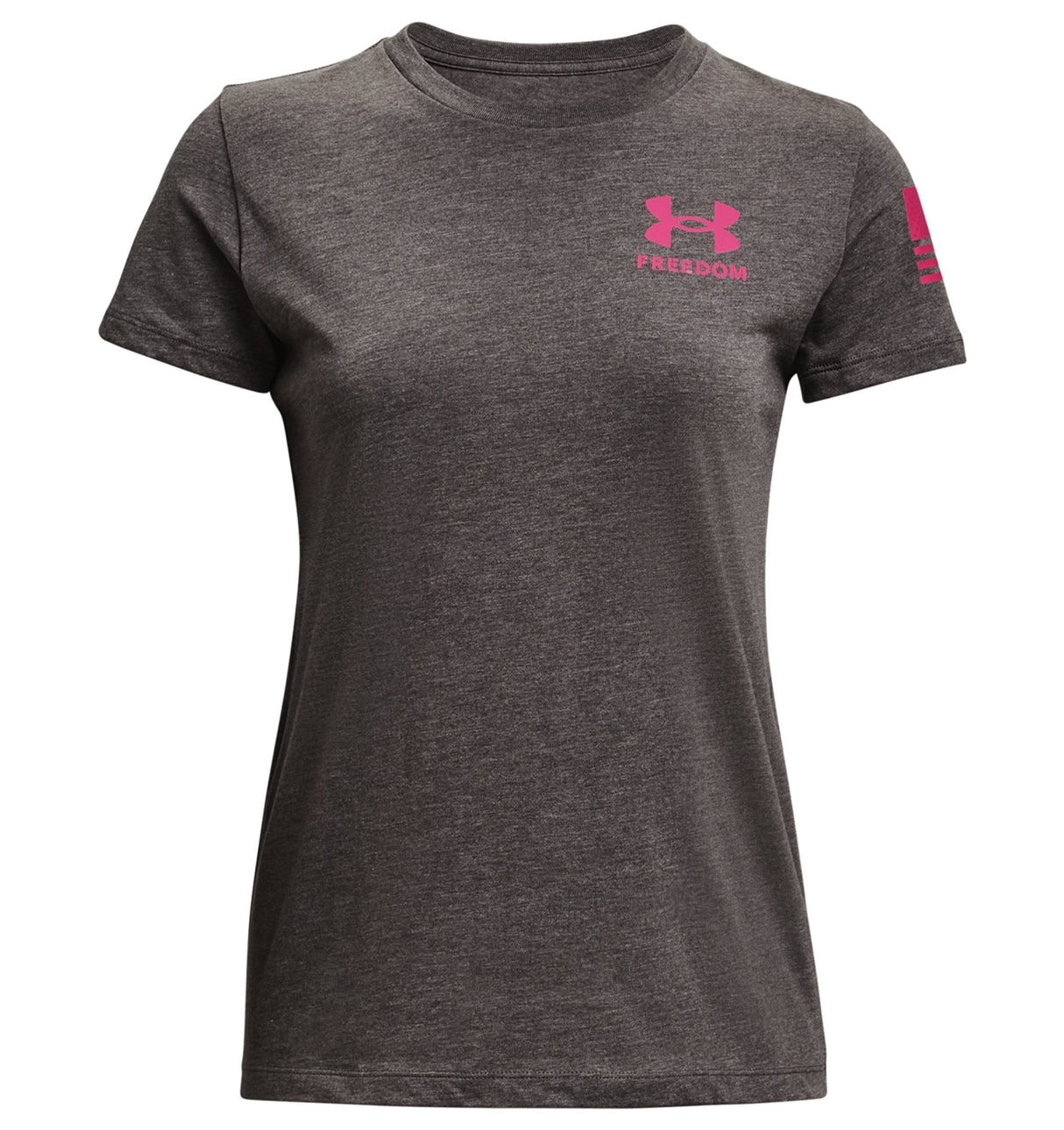 Under Armour Womens Freedom Flag Graphic T-Shirt - Quick-Drying Cotton Blend