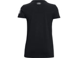 Under Armour Womens UA Freedom Logo T-Shirt - Quick-Drying Cotton Blend