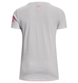 Under Armour Womens UA Freedom Logo T-Shirt - Quick-Drying Cotton Blend