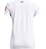 Under Armour Womens UA Freedom Logo T-Shirt - Quick-Drying Cotton Blend