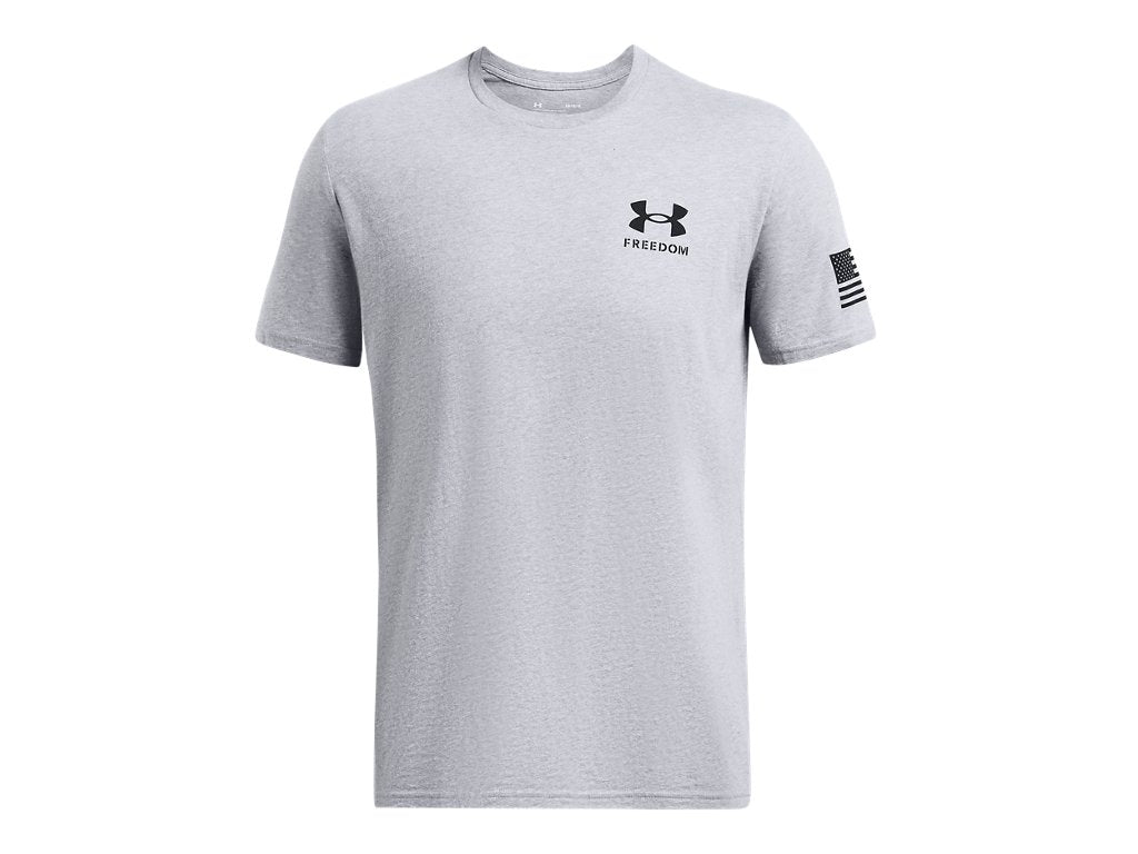 Under Armour Mens UA Freedom Banner T-Shirt - Quick-Drying Cotton Blend