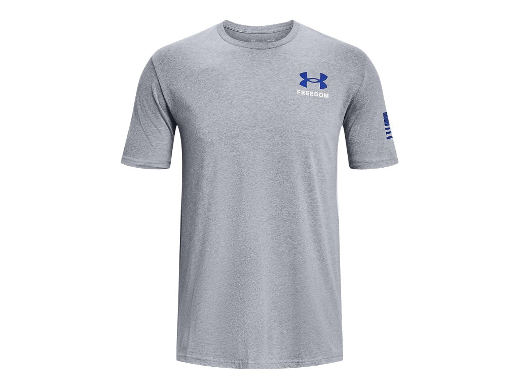 Under Armour Mens UA Freedom Banner T-Shirt - Quick-Drying Cotton Blend