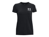 Under Armour Womens Freedom Banner T-Shirt - Quick-Drying Cotton Blend