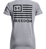 Under Armour Womens Freedom Banner T-Shirt - Quick-Drying Cotton Blend