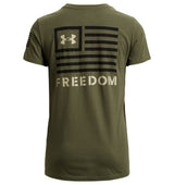 Under Armour Womens Freedom Banner T-Shirt - Quick-Drying Cotton Blend
