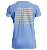 Under Armour Womens Freedom Banner T-Shirt - Quick-Drying Cotton Blend