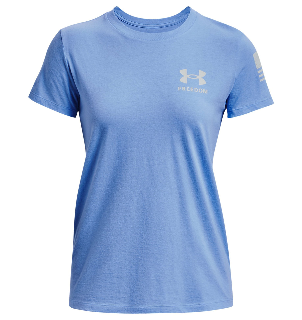 Under Armour Womens Freedom Banner T-Shirt - Quick-Drying Cotton Blend
