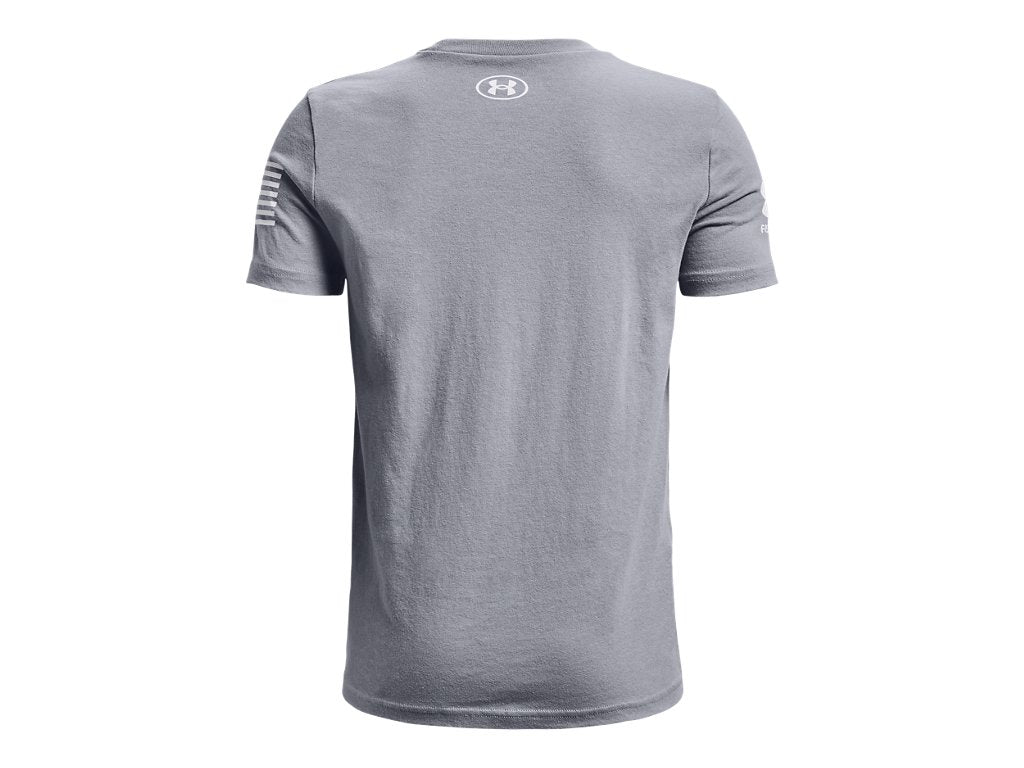 Under Armour Boys Freedom Big Flag Logo T-Shirt - Super Soft Comfort Blend