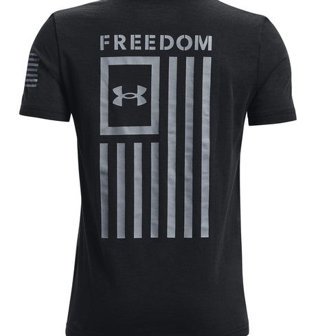 Under Armour Boys Freedom Flag T-Shirt - Quick-Drying Cotton Blend