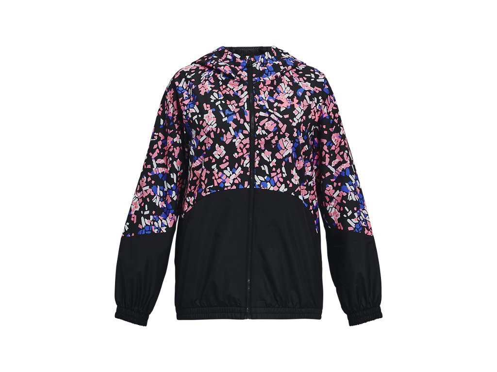 Under Armour Girls Woven Full-Zip Jacket - Water Repellent